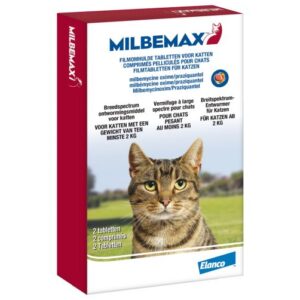 Milbemax Milbemax Kat - Anti wormenmiddel - 2 tab 2-8kg